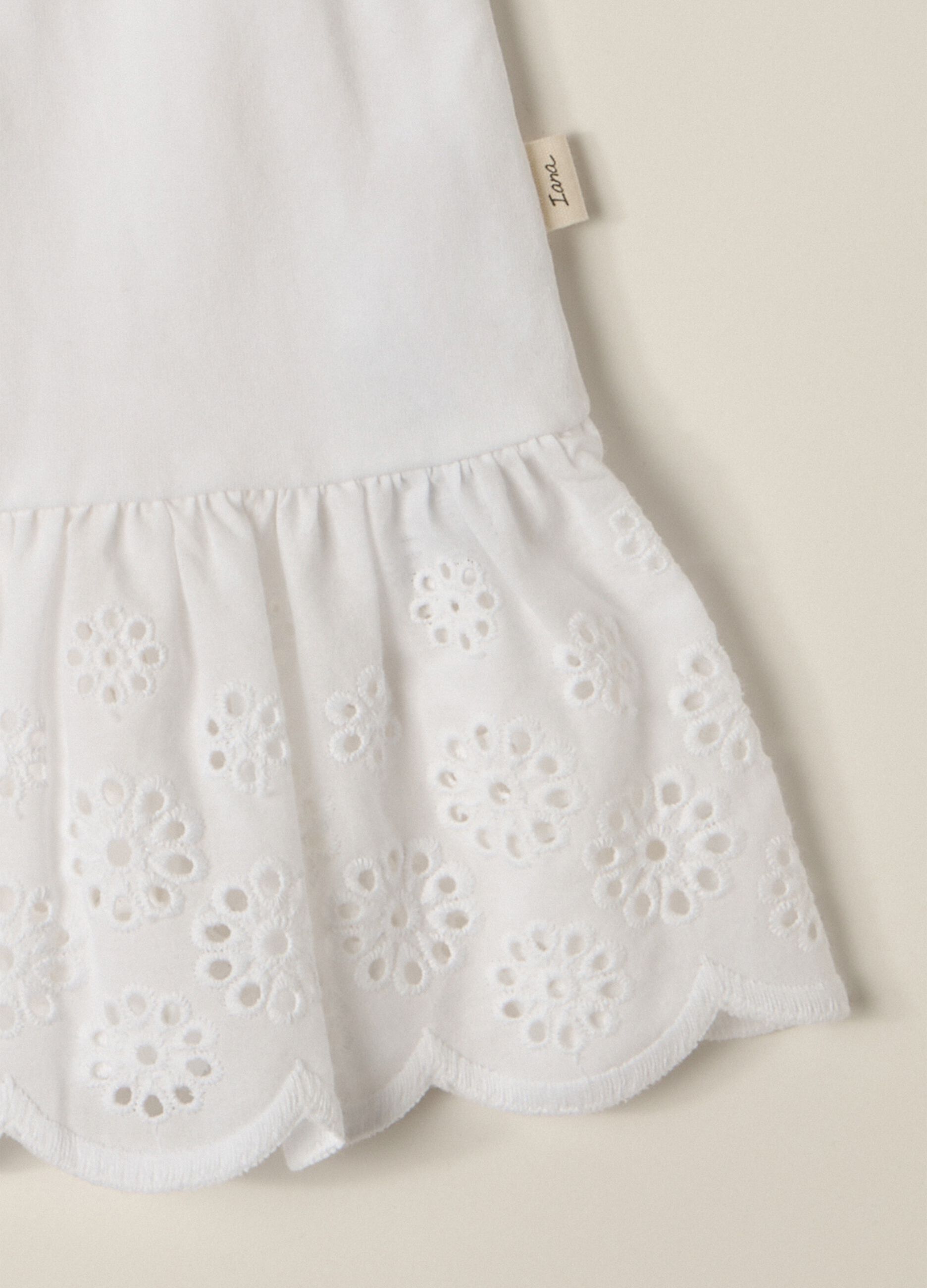 T-shirt in jersey di cotone stretch IANA neonata