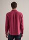 Red pure linen long-sleeve shirt regular fit_3
