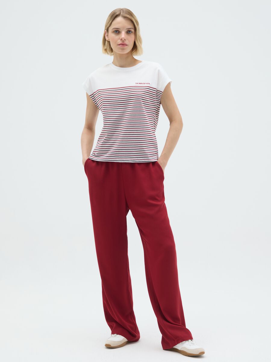 Multicolour Women's Pure Cotton T-shirt_1