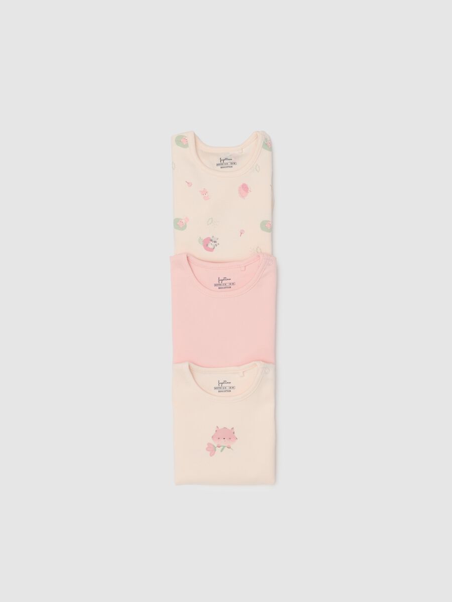 Bipack body da neonata in puro cotone multicolor_3