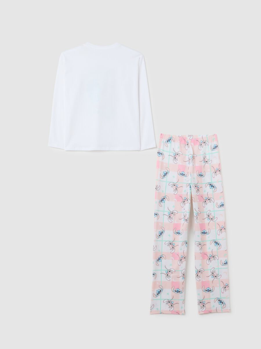 Pigiama da ragazze in puro cotone multicolor regular fit_1
