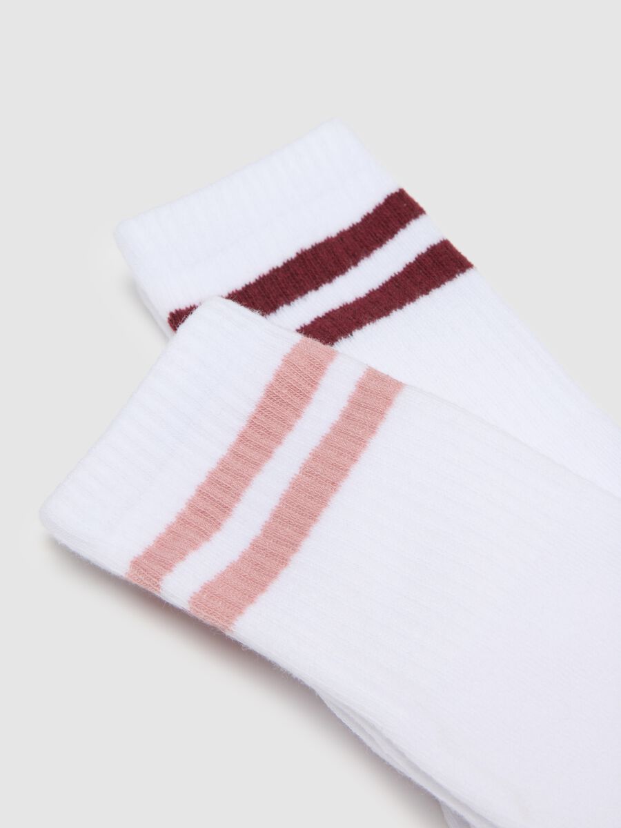 Girl's cotton blend multicolour sock tripack_2
