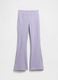Long purple stretch-cotton leggings_1