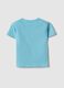 Boys' Regular Fit Sky Blue Pure Cotton T-shirt with Riding Tiger_1