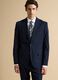Blue stretch-viscose blazer with classic lapels_2