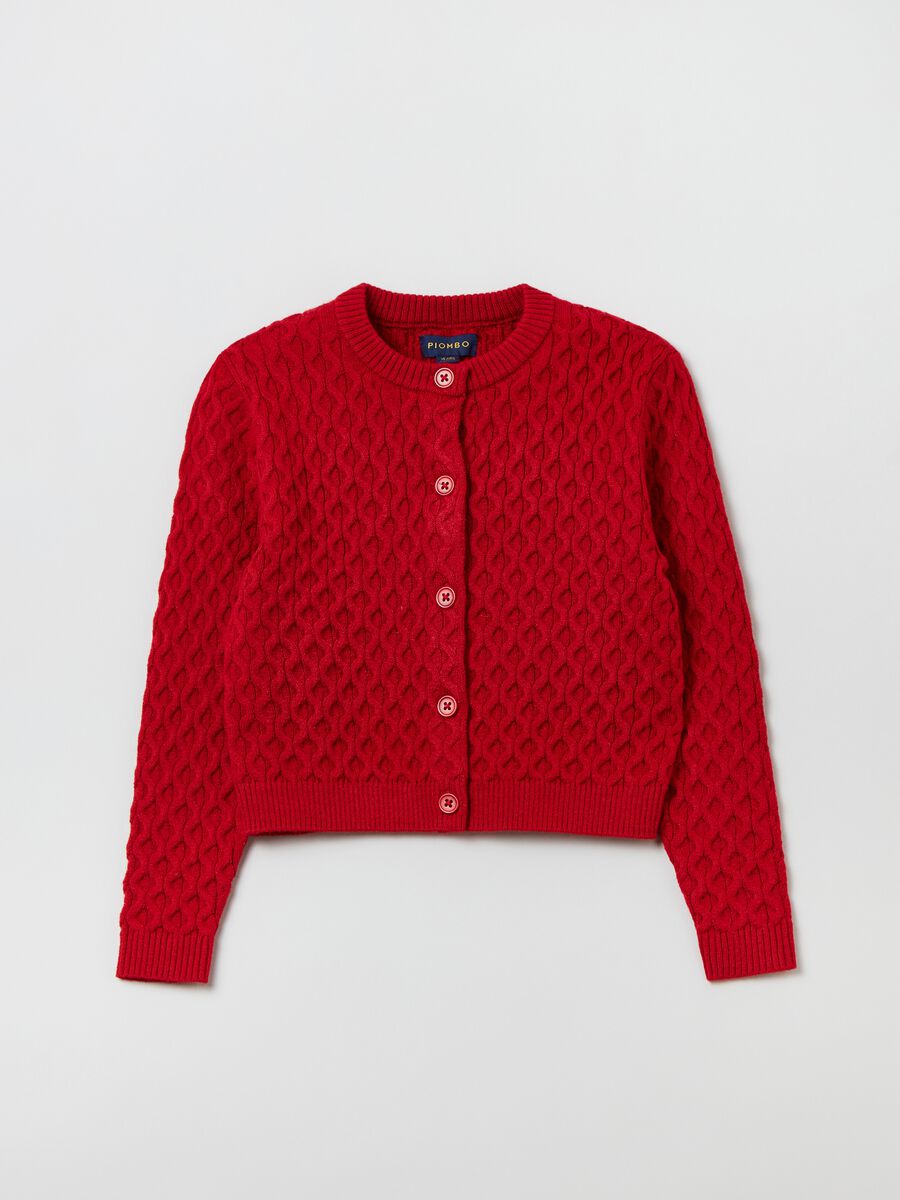 Cardigan con lavorazione ondulata _3