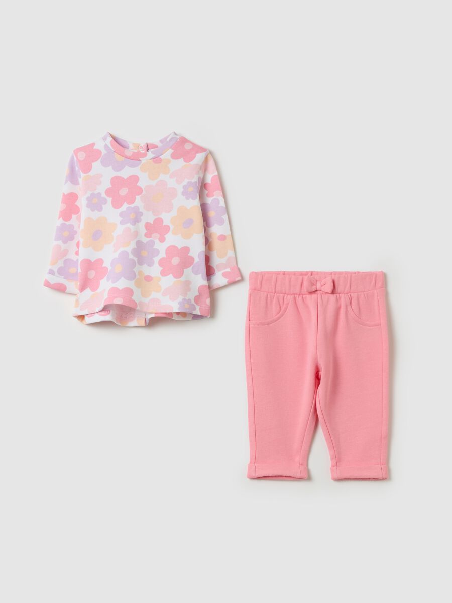 Set t-shirt e treggings in cotone _0