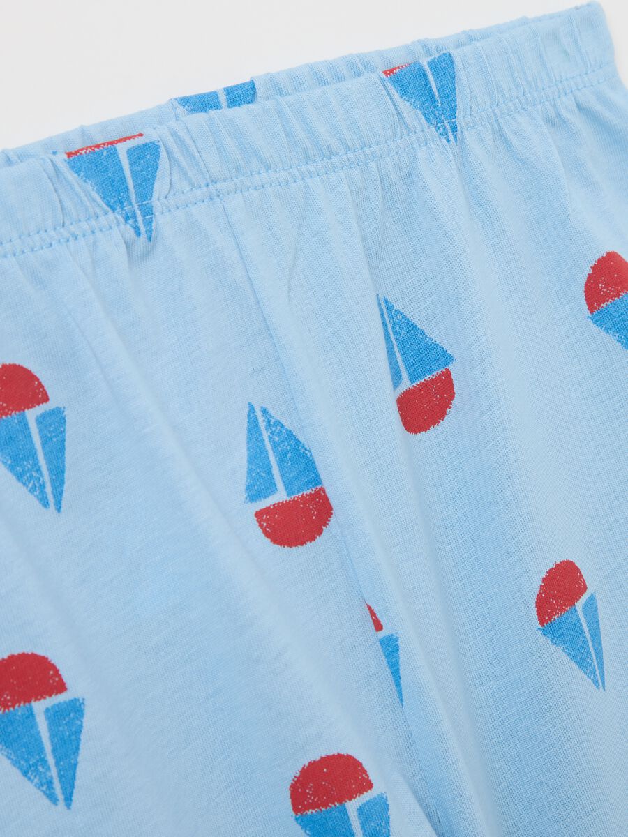 Cotton pyjamas with ice creams print_3