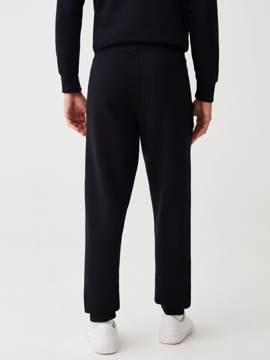 Joggers in felpa con coulisse_2