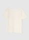 White cotton t-shirt for girls_1