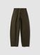 Green pure cotton barrel-fit jeans_4