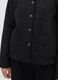 Black regular fit jacket with buttons and pockets_3