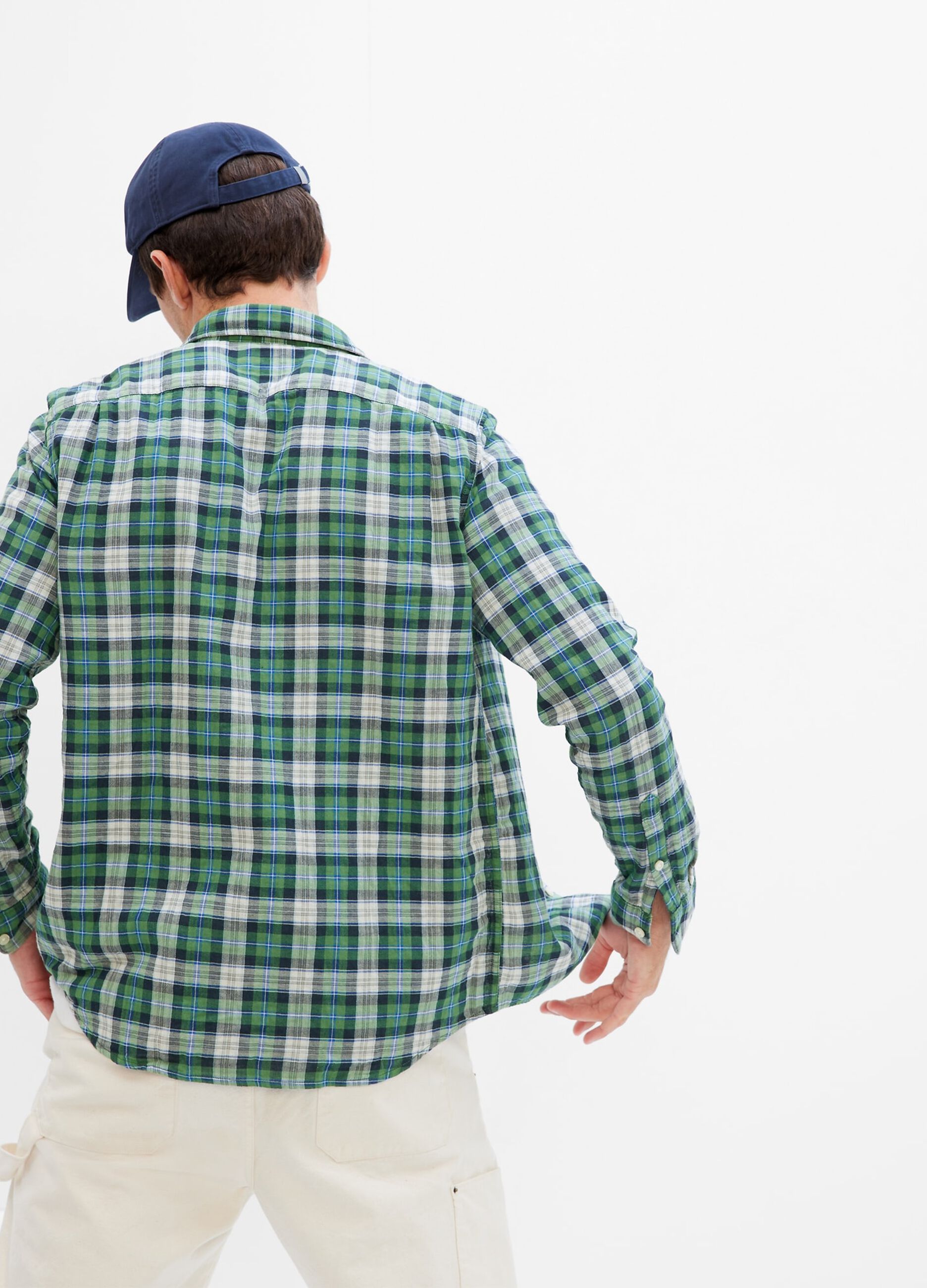 Checked shirt with pocket