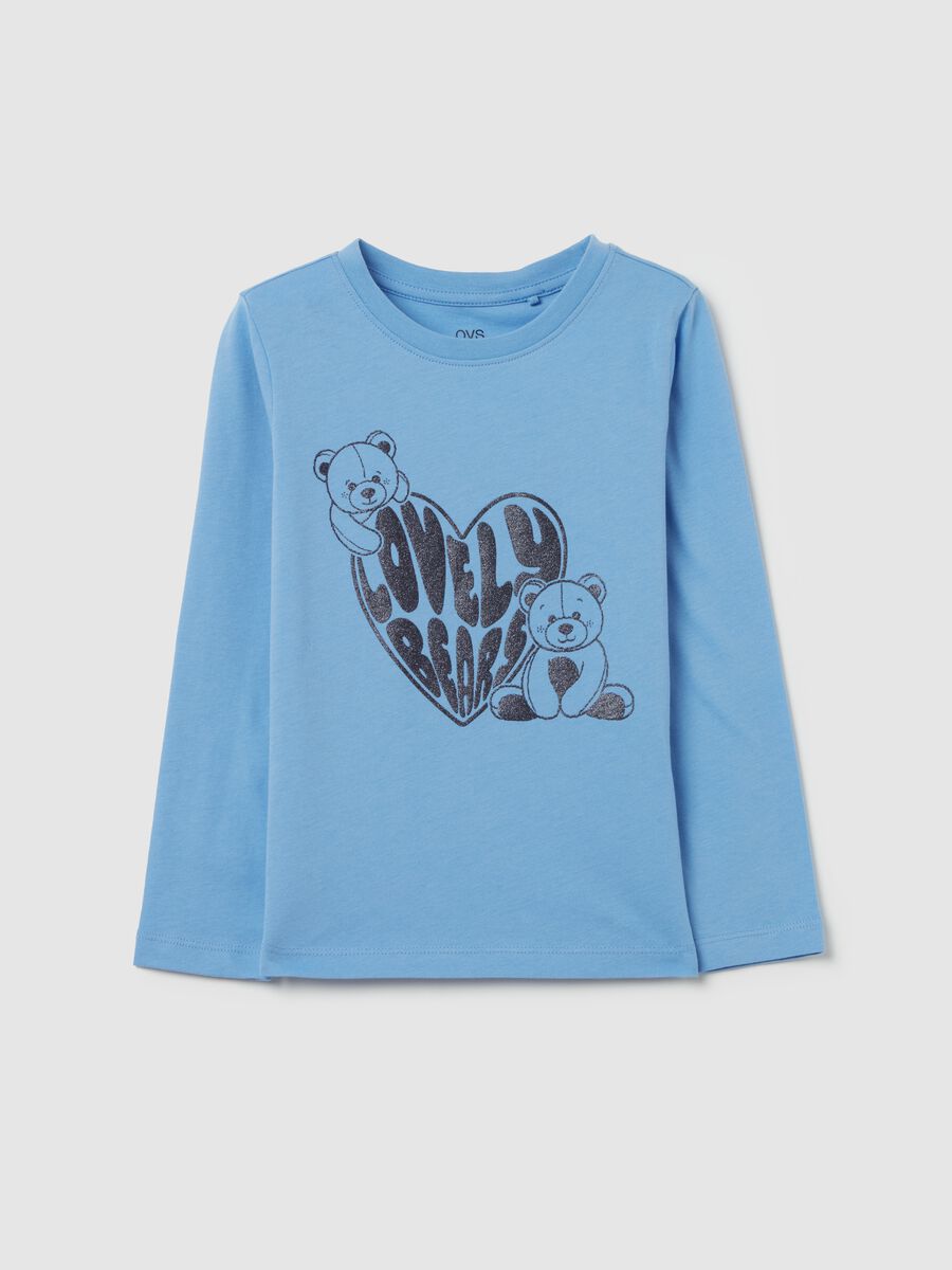"Lovely Bears” teddy bears T-shirt with long sleeves_0