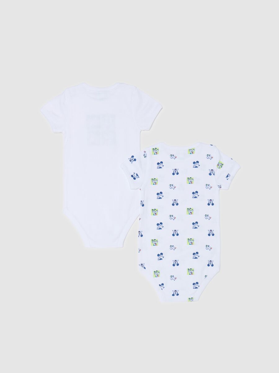 Bipack body in cotone con stampa Topolino e Pluto _1