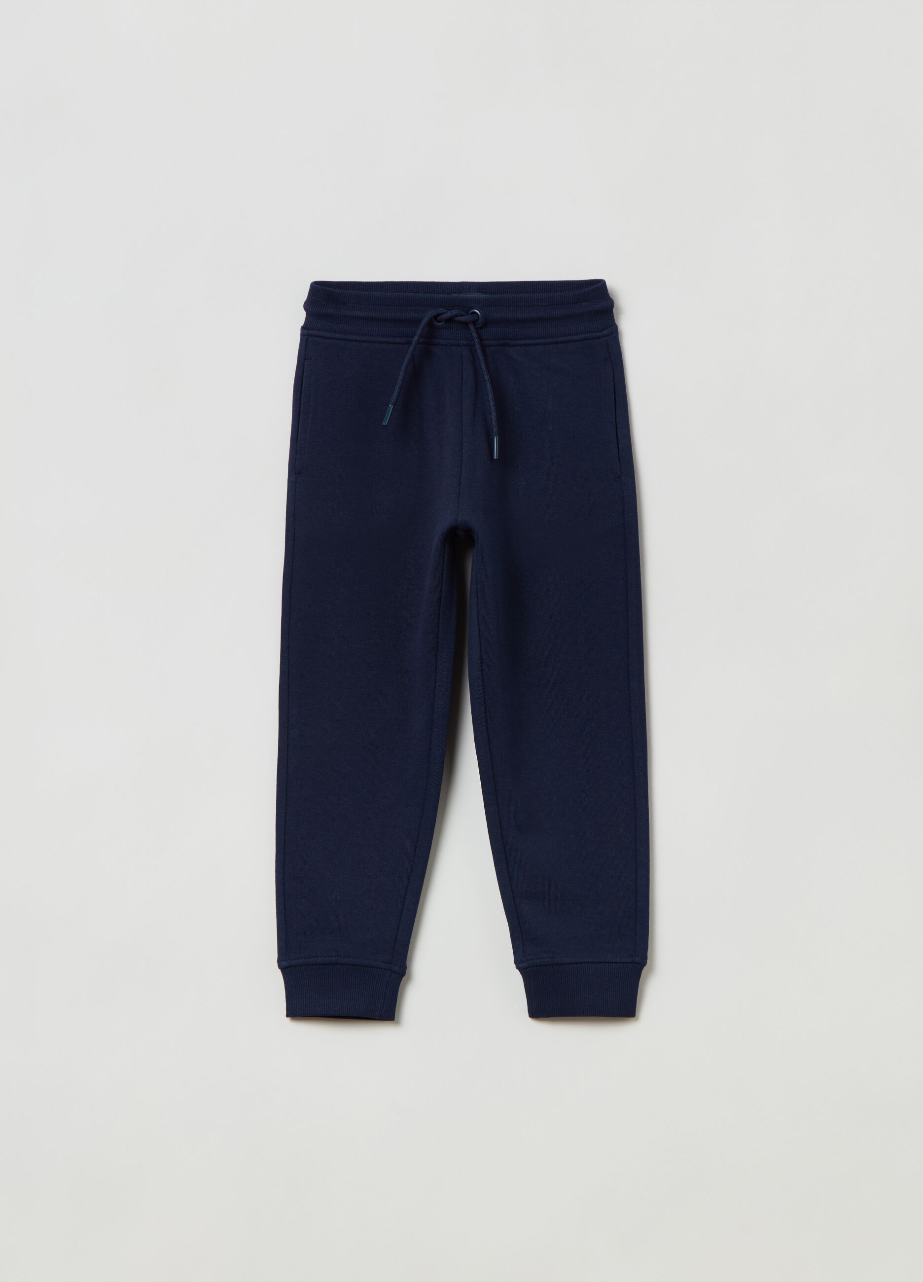 Joggers in felpa con coulisse_0