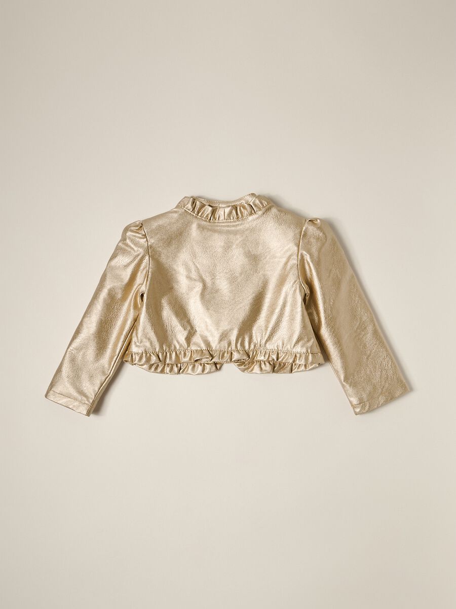 Giacca in eco pelle IANA neonata_1