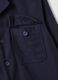 Blue wool and viscose-blend shacket with buttons, oversized fit_5