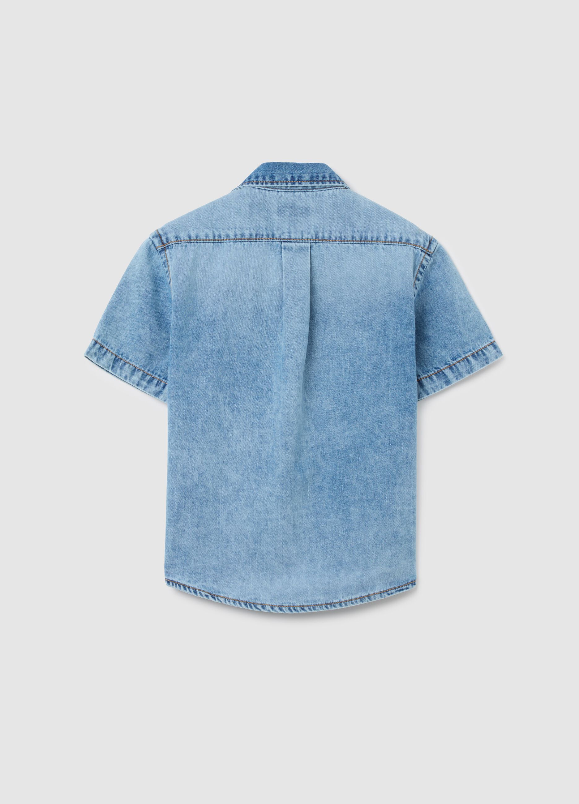 Children's pure cotton denim shirt regular fit
