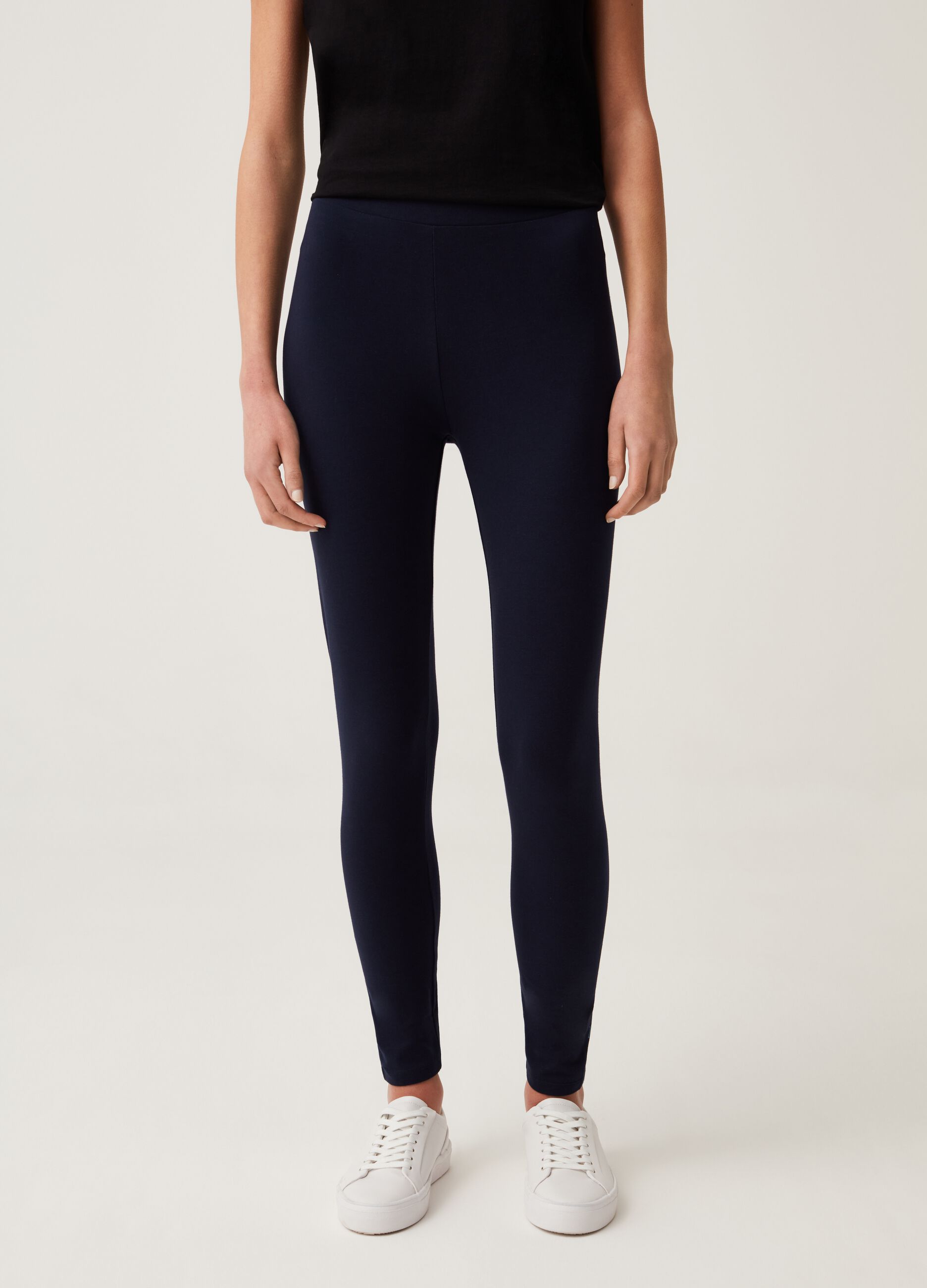 Leggings Fitness in cotone stretch_1