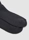 Pack of 2 grey mid-calf socks in stretch fabric_2
