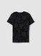 Black short-sleeve pure cotton T-shirt_4