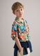 Boys&rsquo; multicolour pure viscose shirt with floral print_0