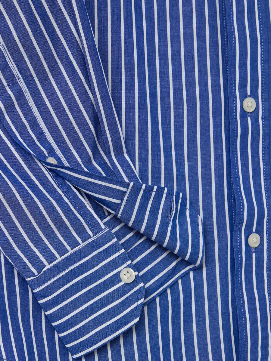 Striped shirt in poplin_5