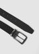 Black belt with rectangular buckle_1