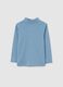 Regular fit blue long-sleeve cotton t-shirt for kids_0
