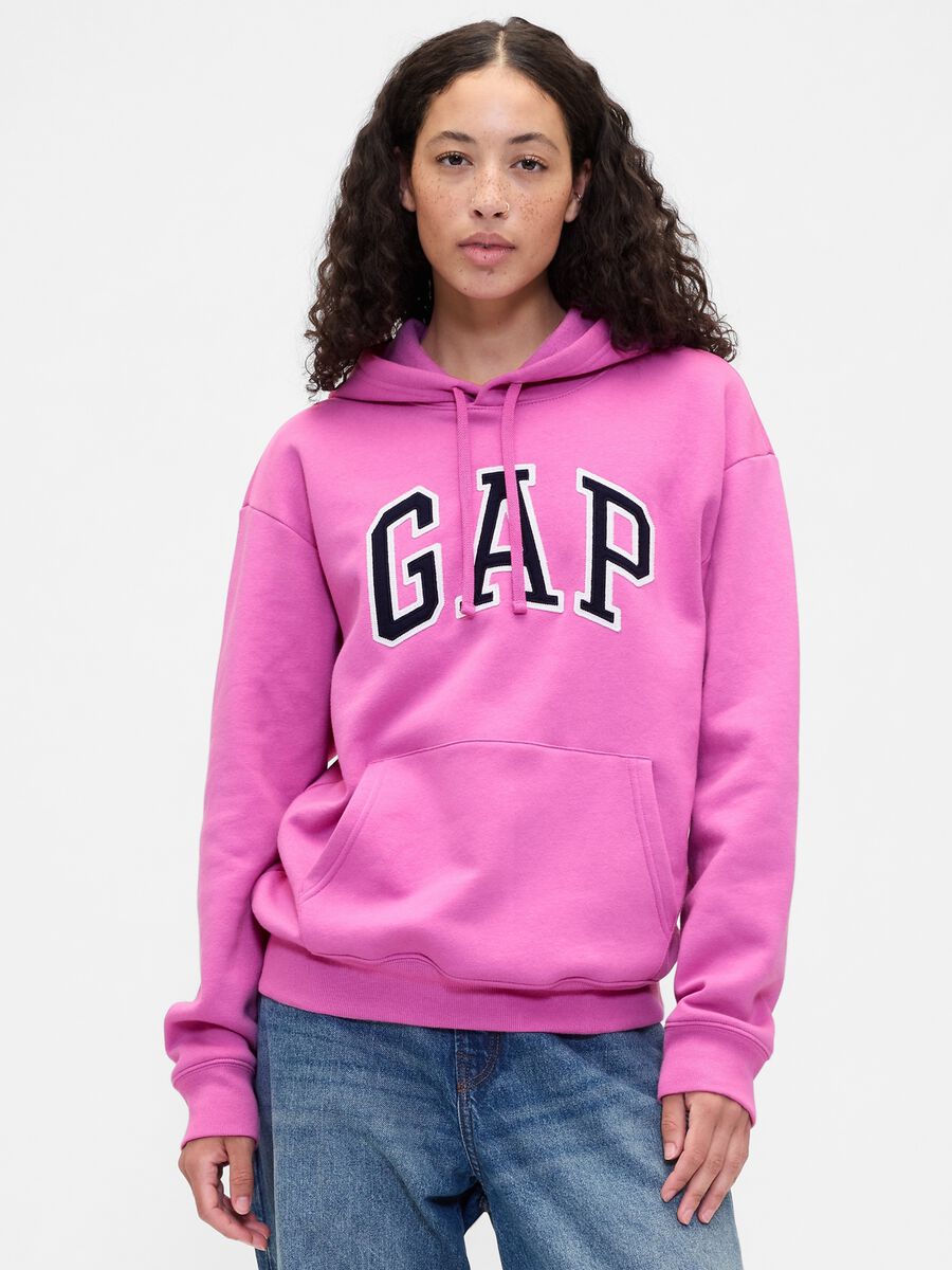 Pink Hooded Sweatshirt_0