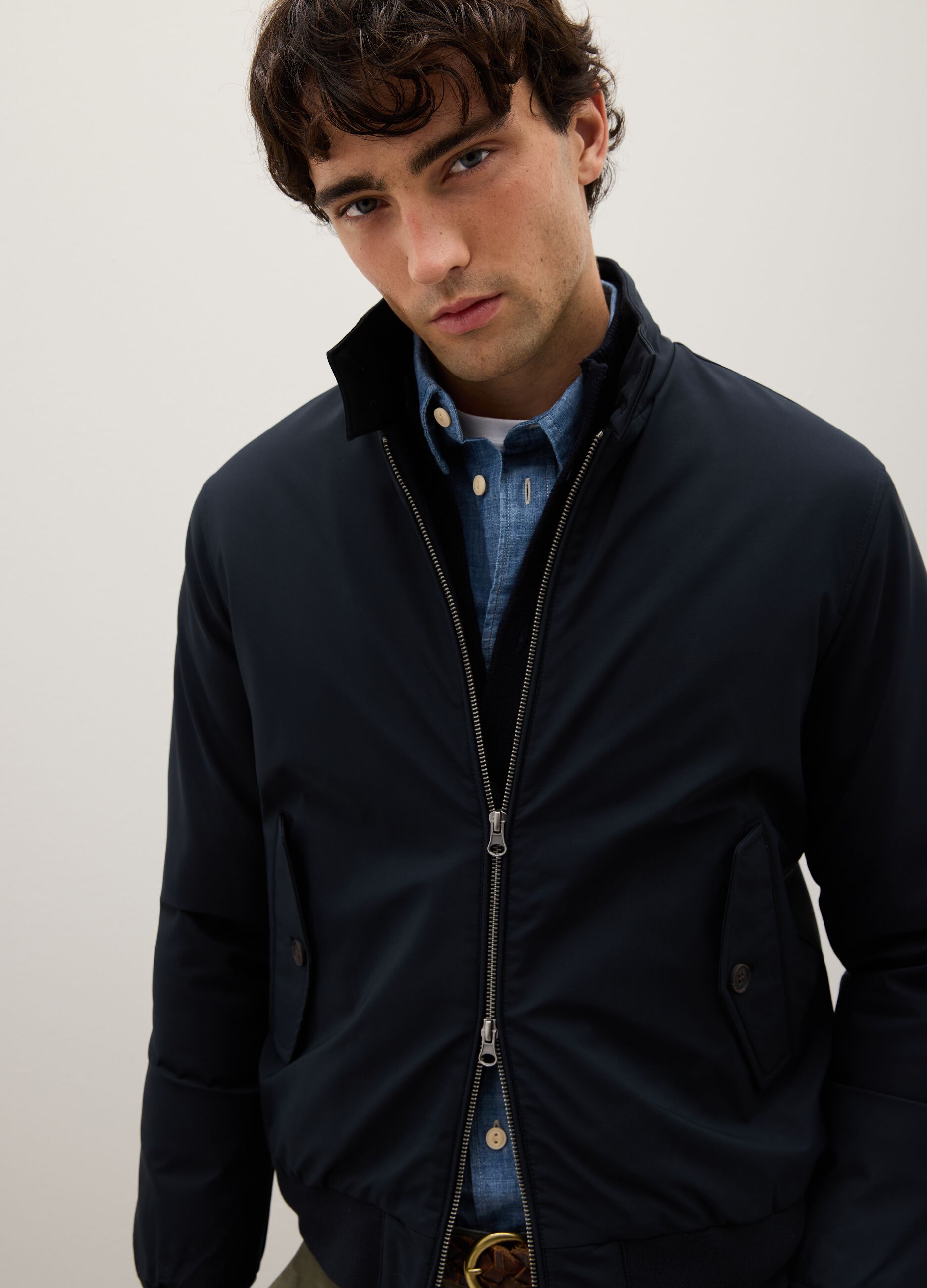 Giacca blu regular fit