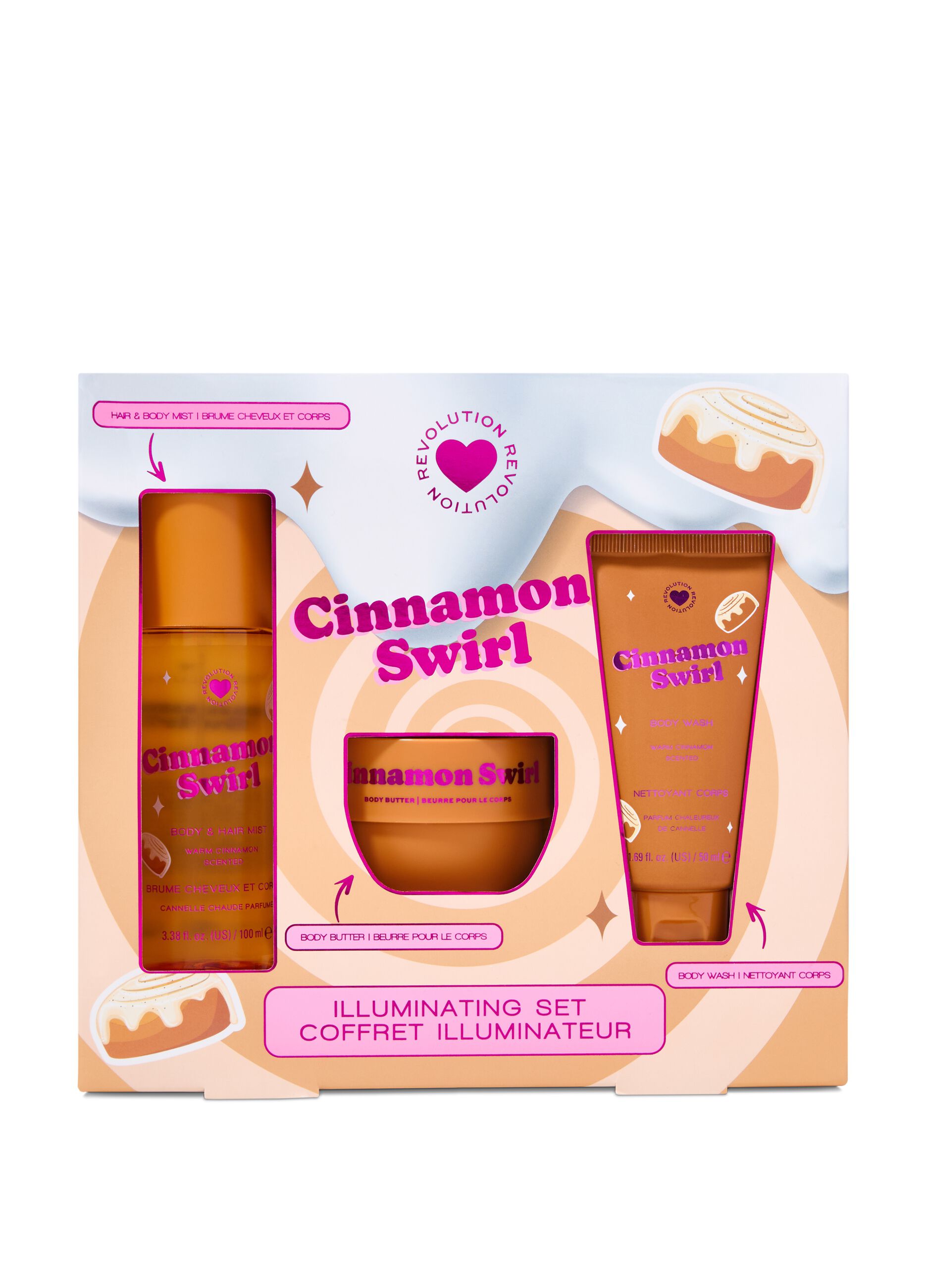 I Heart Revolution Cinnamon Swirl Gift Set​