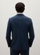 Blue Stretch Fabric Slim Fit Blazer_3