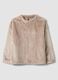 Taupe-grey embroidered regular-fit pyjama top_0