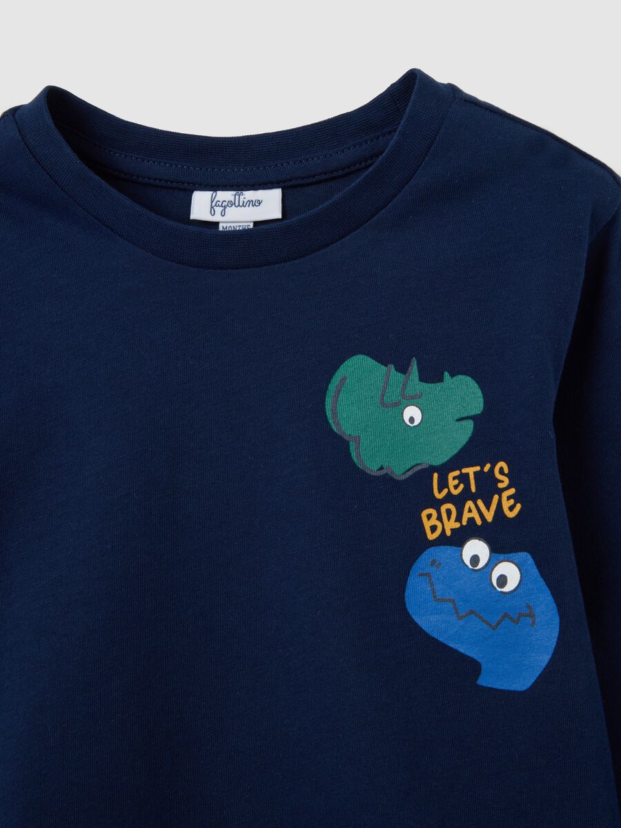 Blue Long-Sleeve Cotton Shirt_3