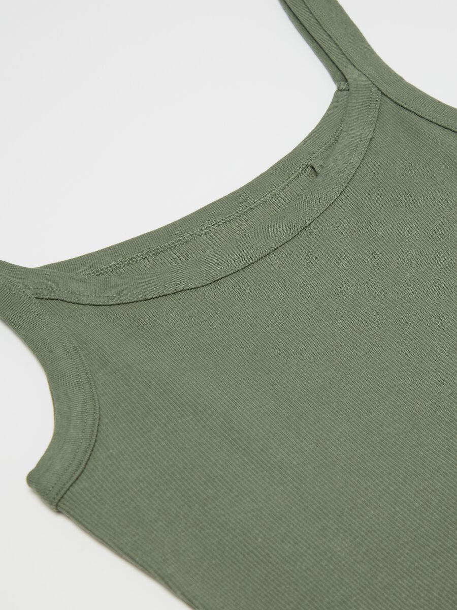 Ribbed vest in organic cotton_5