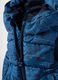 Regular fit blue mixed vest with hood for children_2