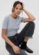 Round-neck T-shirt in cotton and modal mélange_0
