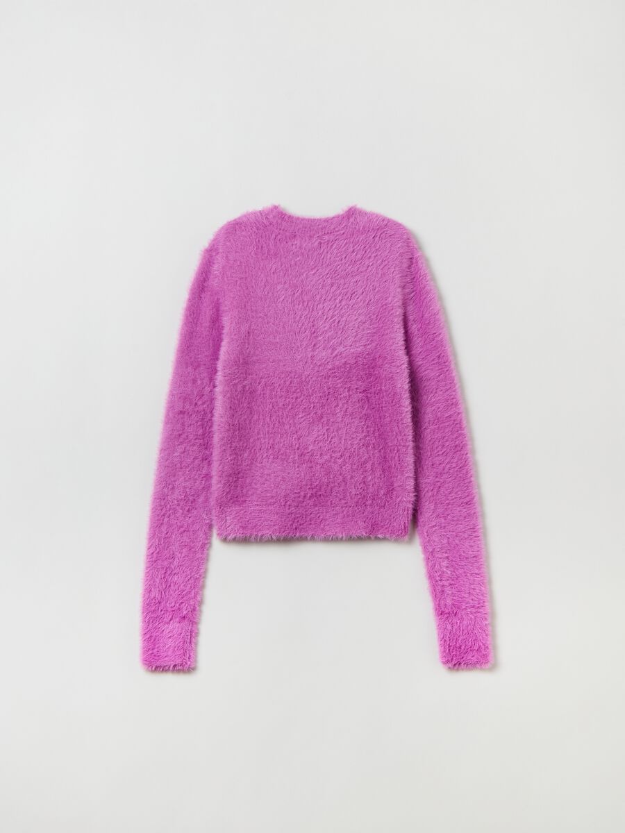 Pullover in eco pelliccia_1