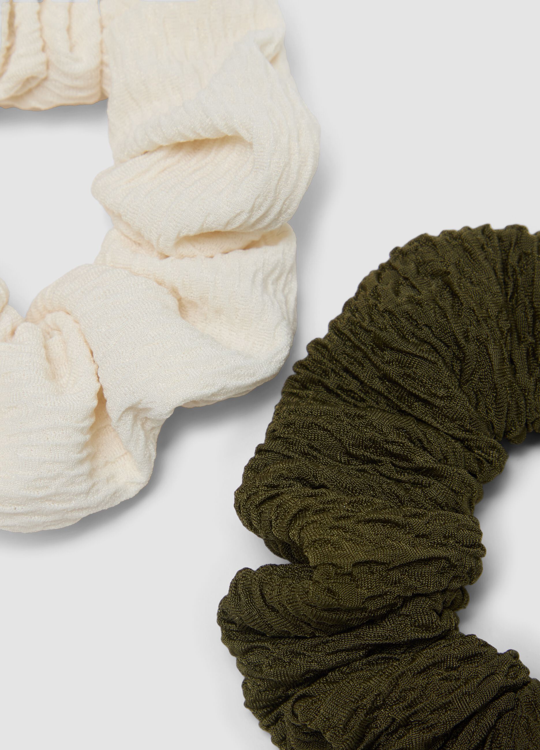 Multicolour scrunchies twin-pack