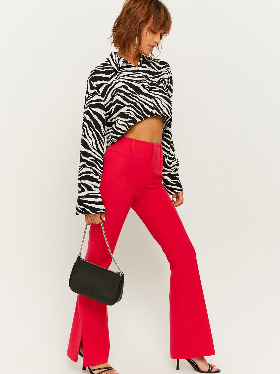 Pantaloni flare fit_0