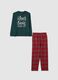 Multicolour check pyjamas for boys in pure cotton regular fit_0