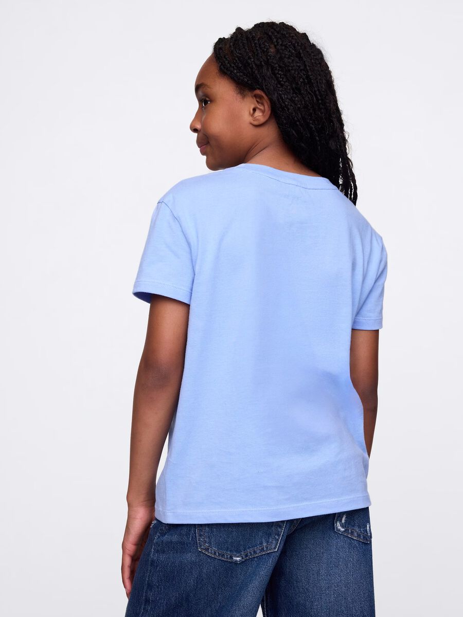 Light blue cotton T-shirt_1