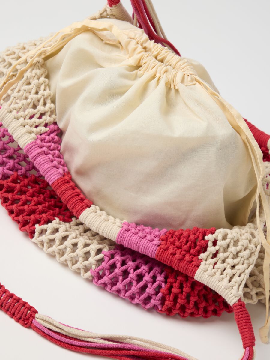 B.Angel Multicolour Mesh Beach Bag_2