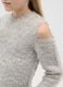 Girls' grey regular fit sweater_2
