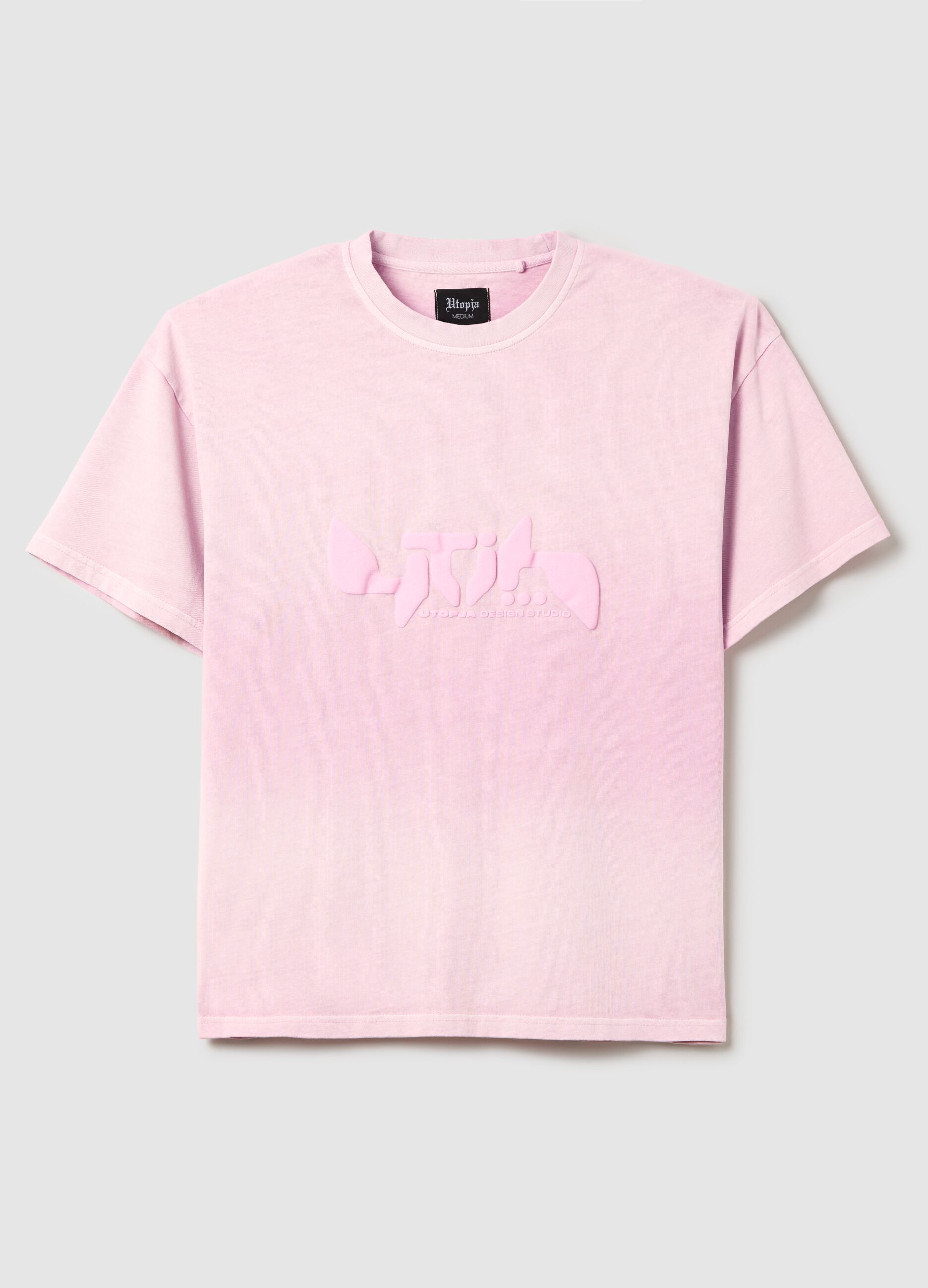 Sunfaded Graphic T-shirt Pink