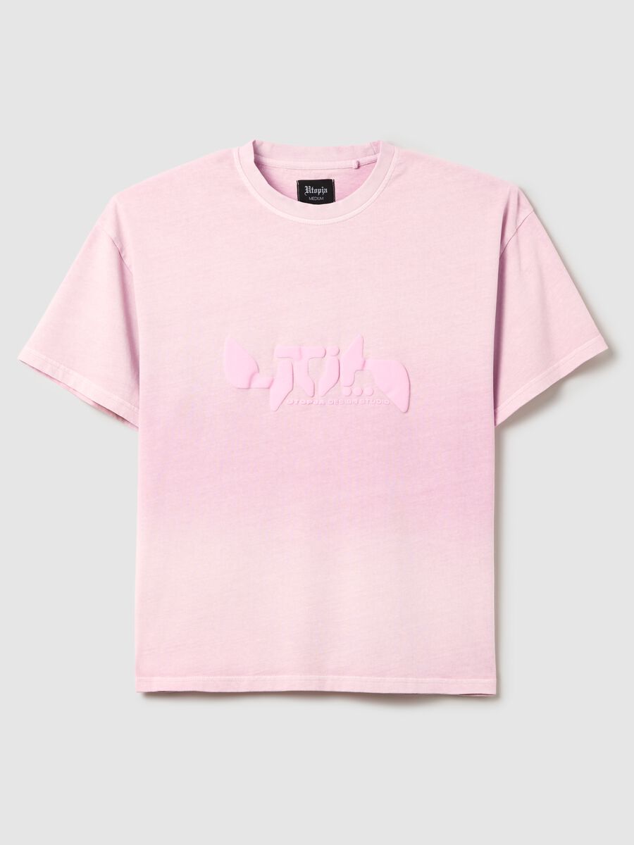 Sunfaded Graphic T-shirt Pink_7