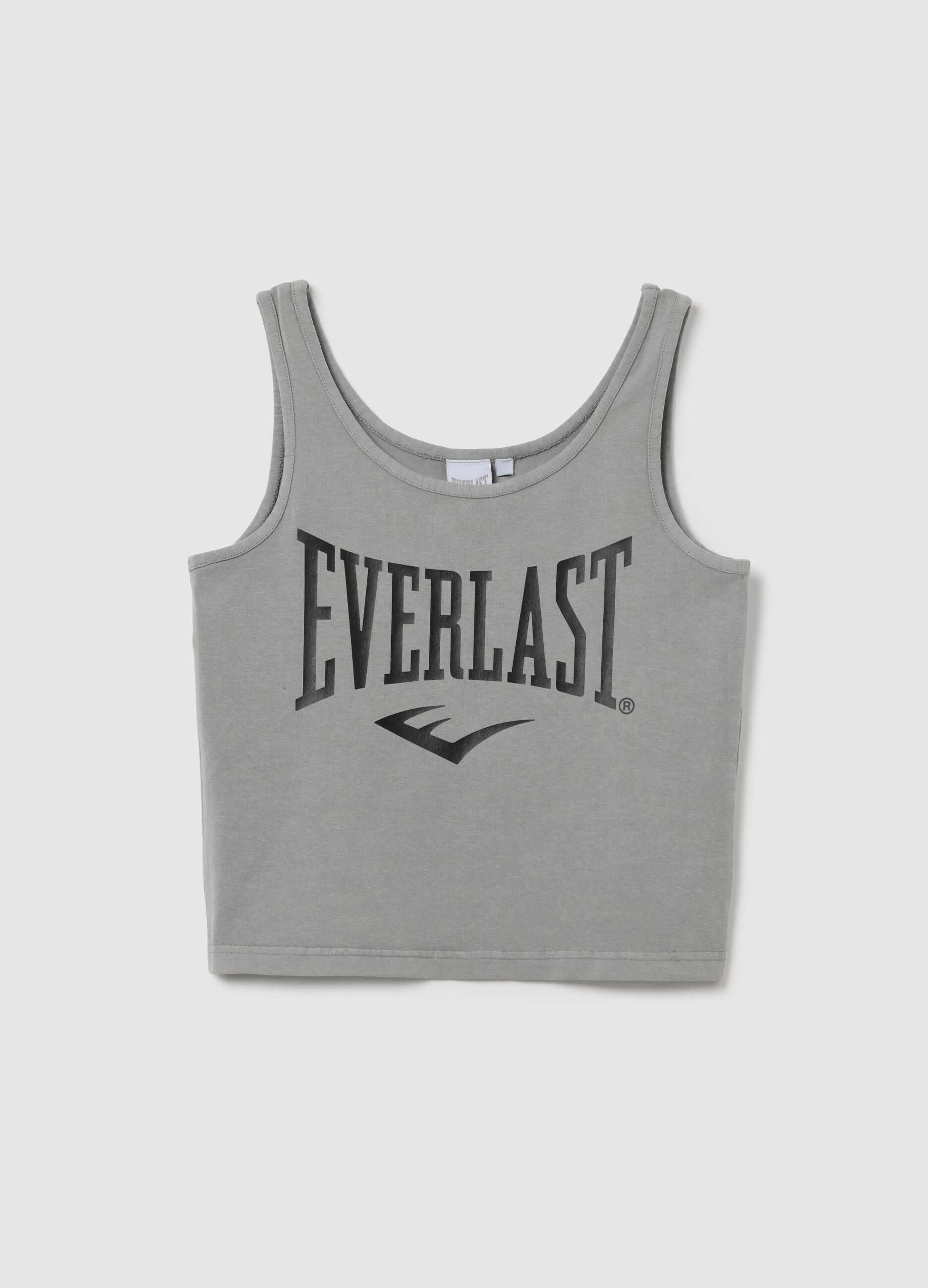 Grey Everlast Stretch Cotton Sports Tank