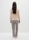 Beige Check Pyjamas_2